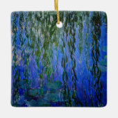 Claude Monet - Wasserlilien mit weinender Weide Keramikornament (Vorderseite)