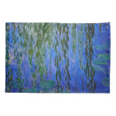 Claude Monet - Wasserlilien mit weinender Weide Kissenbezug (Rückseite)