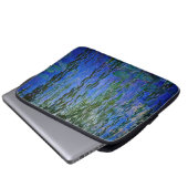 Claude Monet - Wasserlilien mit weinender Weide Laptopschutzhülle (Vorne Knopf)