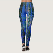 Claude Monet - Wasserlilien mit weinender Weide Leggings (Rückseite)