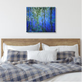 Claude Monet - Wasserlilien mit weinender Weide Leinwanddruck (Insitu (Schlafzimmer))