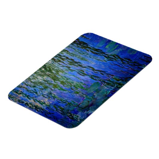Claude Monet - Wasserlilien mit weinender Weide Magnet (Linke Seite)