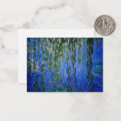 Claude Monet - Wasserlilien mit weinender Weide Mitteilungskarte (Vorderseite/Rückseite Beispiel)