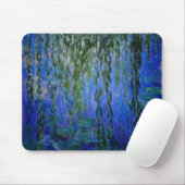 Claude Monet - Wasserlilien mit weinender Weide Mousepad (Mit Mouse)