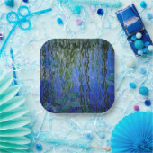 Claude Monet - Wasserlilien mit weinender Weide Pappteller (Party)