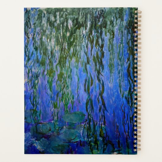 Claude Monet - Wasserlilien mit weinender Weide Planer (Rückseite)