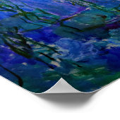 Claude Monet - Wasserlilien mit weinender Weide Poster (Ecke)