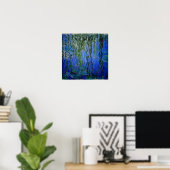 Claude Monet - Wasserlilien mit weinender Weide Poster (Heimbüro)