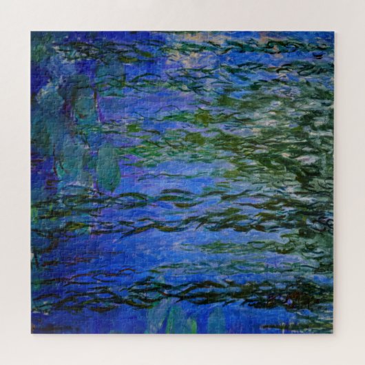 Claude Monet - Wasserlilien mit weinender Weide Puzzle (Horizontal)