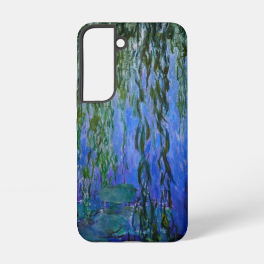 Claude Monet - Wasserlilien mit weinender Weide Samsung Galaxy Hülle (Rückseite)