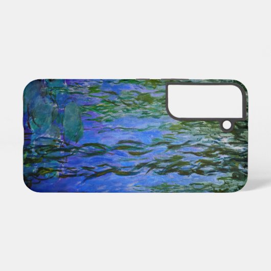 Claude Monet - Wasserlilien mit weinender Weide Samsung Galaxy Hülle (Rückseite (Horizontal))