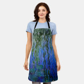 Claude Monet - Wasserlilien mit weinender Weide Schürze (Getragen)