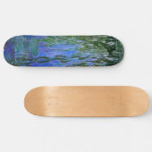 Claude Monet - Wasserlilien mit weinender Weide Skateboard (Horizontal)