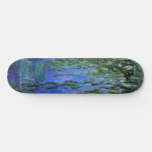 Claude Monet - Wasserlilien mit weinender Weide Skateboard (Horizontal)
