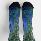 Claude Monet - Wasserlilien mit weinender Weide Socken (Oben)