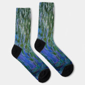 Claude Monet - Wasserlilien mit weinender Weide Socken (Rechts)