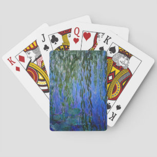 Claude Monet - Wasserlilien mit weinender Weide Spielkarten