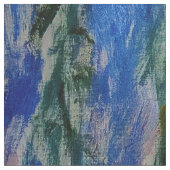 Claude Monet - Wasserlilien mit weinender Weide Stoff (Nahaufnahme)