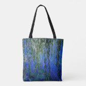Claude Monet - Wasserlilien mit weinender Weide Tasche (Rückseite)