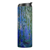 Claude Monet - Wasserlilien mit weinender Weide Thermosbecher (Nach links gedreht)