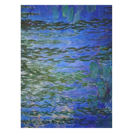 Claude Monet - Wasserlilien mit weinender Weide Tischdecke (Vorderseite)