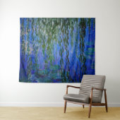 Claude Monet - Wasserlilien mit weinender Weide Wandteppich (Beispiel (Horizontal))