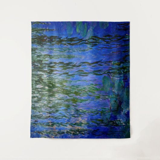 Claude Monet - Wasserlilien mit weinender Weide Wandteppich (Vorderseite)