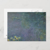 Claude Monet | Wasserlilien: Morgen, 1914-18 Postkarte (Vorne/Hinten)
