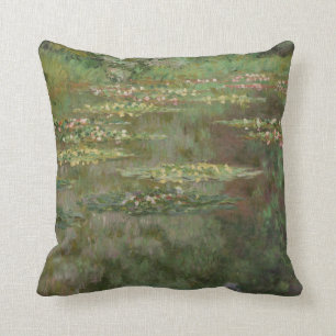 Claude Monet   Wasserlilien oder Wasserläuferteic Kissen