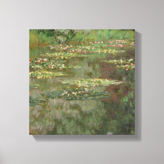 Claude Monet | Wasserlilien oder Wasserläuferteich Leinwanddruck (Vorderseite)