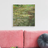 Claude Monet | Wasserlilien oder Wasserläuferteich Leinwanddruck (Insitu (Wohnzimmer))