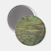 Claude Monet | Wasserlilien oder Wasserläuferteich Magnet (Vorderseite/Rückseite)