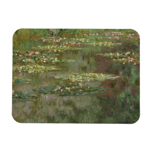 Claude Monet | Wasserlilien oder Wasserläuferteich Magnet (Horizontal)