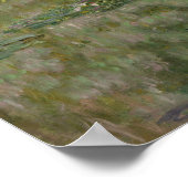 Claude Monet | Wasserlilien oder Wasserläuferteich Poster (Ecke)