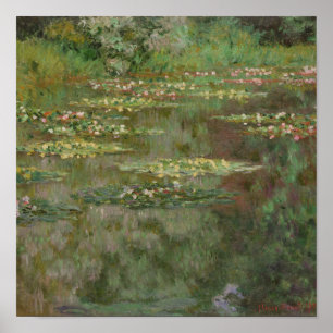 Claude Monet   Wasserlilien oder Wasserläuferteich Poster