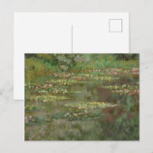 Claude Monet | Wasserlilien oder Wasserläuferteich Postkarte (Vorne/Hinten)