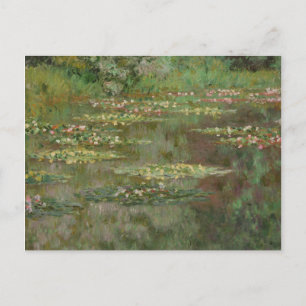Claude Monet Wasserlilien oder Wasserläuferteich Postkarte