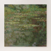 Claude Monet | Wasserlilien oder Wasserläuferteich Puzzle (Horizontal)
