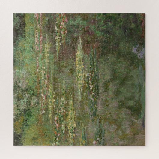 Claude Monet | Wasserlilien oder Wasserläuferteich Puzzle (Vertikal)