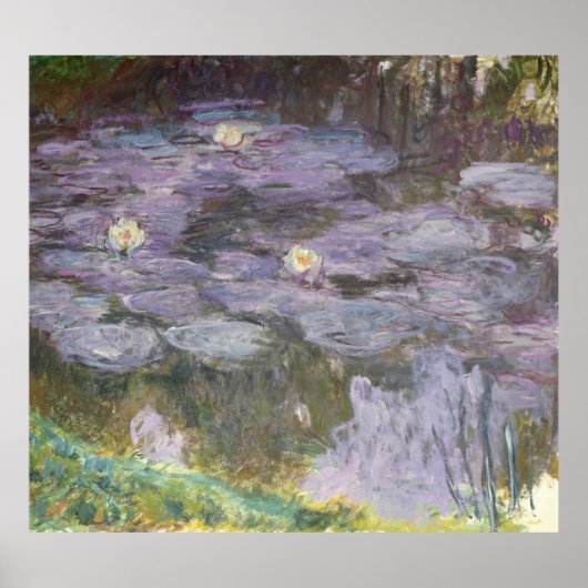 Claude Monet | WASSERLILIEN Poster (Vorne)