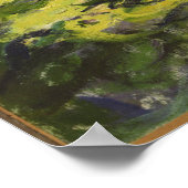 Claude Monet | WASSERLILIEN Poster (Ecke)