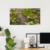 Claude Monet | WASSERLILIEN Poster (Heimbüro)