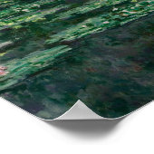 Claude Monet - Wasserlilien Poster (Ecke)
