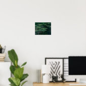 Claude Monet - Wasserlilien Poster (Heimbüro)