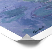 Claude Monet | WASSERLILIEN Poster (Ecke)