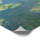 Claude Monet - Wasserlilien Poster (Ecke)