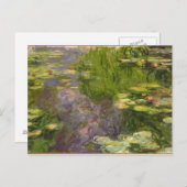 Claude Monet | WASSERLILIEN Postkarte (Vorne/Hinten)