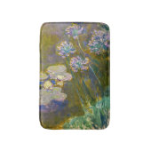 Claude Monet - Wasserlilien und Agapanthus Badematte (Vorderseite Vertikal)