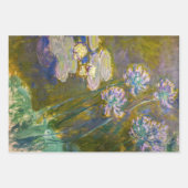 Claude Monet - Wasserlilien und Agapanthus Geschenkpapier Set (Vorderseite 3)