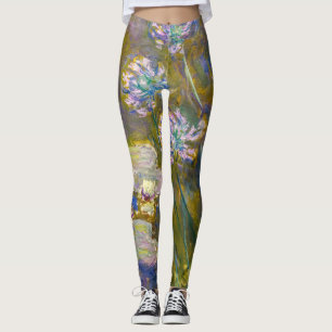 Claude Monet - Wasserlilien und Agapanthus Leggings